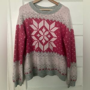Loft snowflake sweater